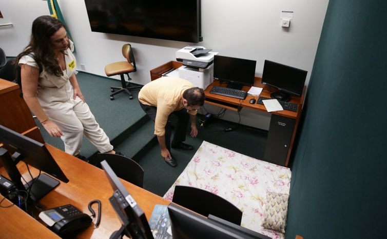 Brasília (DF), 10/04//2025  - Deputado Glauber Braga continua na comissão do conselho de ética em greve de fome . Foto: Lula Marques/Agência Brasil