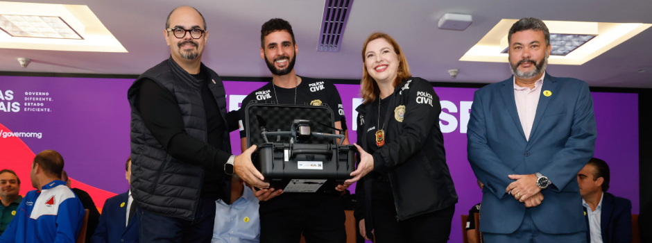 governo-de-minas-entrega-viaturas,-armas-e-drones-para-a-policia-civil
